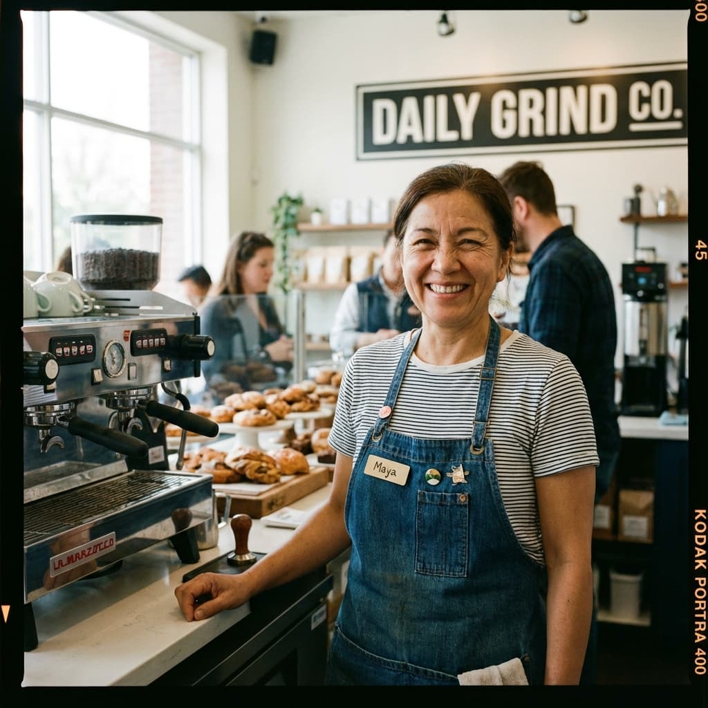 Person som arbetar som Frisör